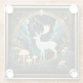 Dessous-de-verre En Verre Cerf Esprit (Dos)