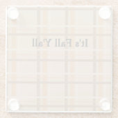 Dessous-de-verre En Verre C'est l'automne (Dos)