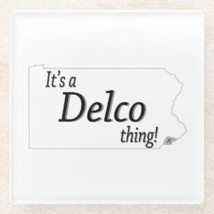 Dessous-de-verre En Verre C'est un truc de DELCO !