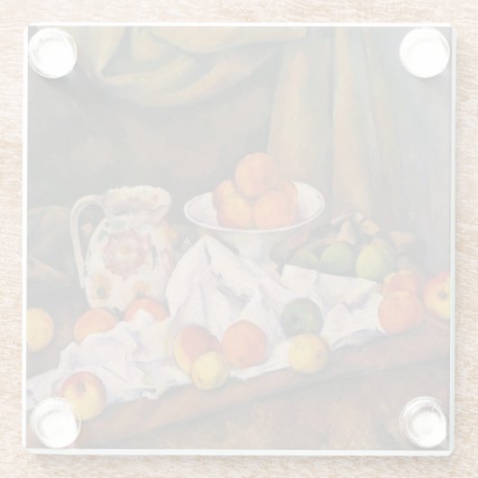 Dessous-de-verre En Verre Cezanne : Bowl, Pitcher et Fruit (Dos)