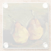 Dessous-de-verre En Verre Cezanne - Deux poires (Dos)