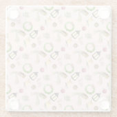 Dessous-de-verre En Verre Chaleur et douillet hiver (Dos)