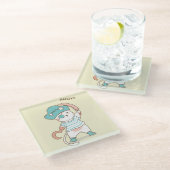 Dessous-de-verre En Verre Chat de Cute (Incliné)