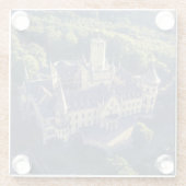 Dessous-de-verre En Verre Château de Fairytale (Dos)