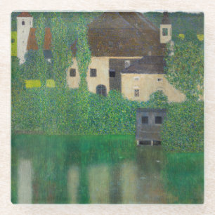 Dessous-de-verre En Verre Château d'eau de Gustav Klimt