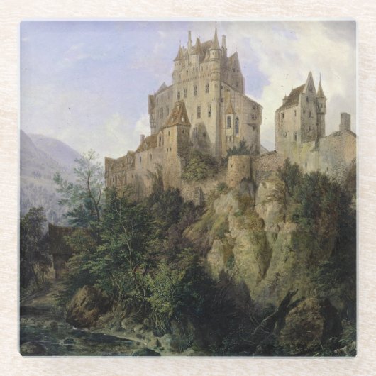 Dessous-de-verre En Verre Château d'Eltz (Devant)