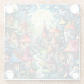 Dessous-de-verre En Verre Château magique Fairyland (Dos)