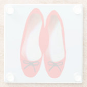 Dessous-de-verre En Verre Chaussures rouges (Dos)