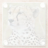 Dessous-de-verre En Verre Cheetah (Dos)