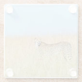 Dessous-de-verre En Verre Cheetah (Dos)