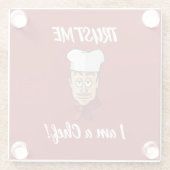 Dessous-de-verre En Verre Chef (Dos)