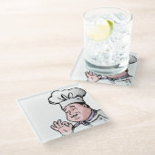 DESSOUS-DE-VERRE EN VERRE CHEF GOURMET (Incliné)