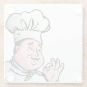 DESSOUS-DE-VERRE EN VERRE CHEF GOURMET (Dos)