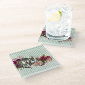 Dessous-de-verre En Verre Cheshire Cat Collage (Incliné)