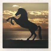 Dessous-de-verre En Verre cheval (Devant)
