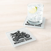 Dessous-de-verre En Verre chevalier médiéval (Incliné)