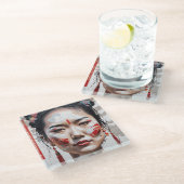 Dessous-de-verre En Verre Chine chic (Incliné)
