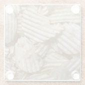 Dessous-de-verre En Verre Chips de pommes de terre (Dos)