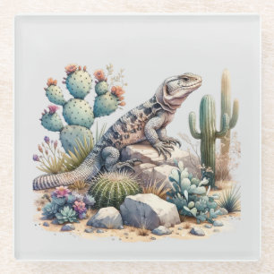 Dessous-de-verre En Verre Chuckwalla Chillin