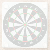 Dessous-de-verre En Verre Cible (Dos)