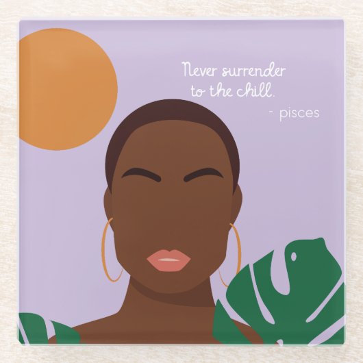 Dessous-de-verre En Verre Citations de pinces ombres (Devant)