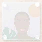 Dessous-de-verre En Verre Citations de pinces ombres (Dos)