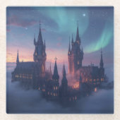 Dessous-de-verre En Verre Cité nuageuse de lumière (Devant)