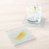 Dessous-de-verre En Verre Citron (Incliné)