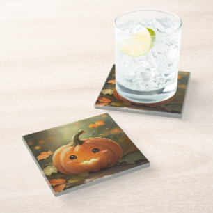 Dessous-de-verre En Verre Citrouille