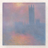 Dessous-de-verre En Verre Claude Monet | les Chambres du Parlement, Londres (Devant)