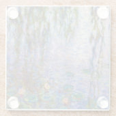 Dessous-de-verre En Verre Claude Monet - Lys d'eau (Dos)