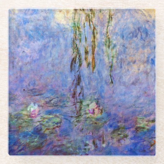 Dessous-de-verre En Verre Claude Monet - Lys d'eau (Devant)