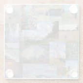 Dessous-de-verre En Verre Claude Monet - Patchwork de chefs-d'oeuvre (Dos)