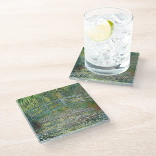 Dessous-de-verre En Verre Claude Monet Pont Japonais Art Nymphéa