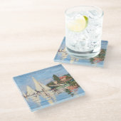 Dessous-de-verre En Verre Claude Monet - Regattas à Argenteuil (Incliné)