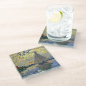 Dessous-de-verre En Verre Claude Monet - Voilier au Petit-Gennevilliers (Incliné)
