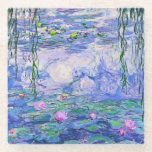 Dessous-de-verre En Verre Claude Monet Water Lilie L'Art Impressionniste Fra<br><div class="desc">Claude Monet Water Lilies Art French Impressionist Water Lilies (ou Nympheas) est une série d'environ 250 peintures à l'huile de l'impressionniste français Claude Monet. Les peintures représentent le jardin fleuri de Monet à Giverny.</div>