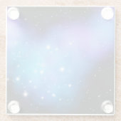 Dessous-de-verre En Verre Clouages spatiaux Galaxy Starlight (Dos)