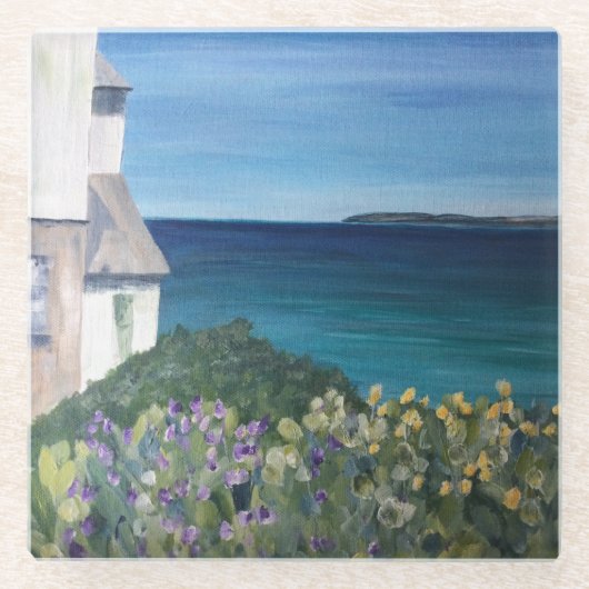 Dessous-de-verre En Verre Clovelly Devon (Devant)