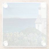 Dessous-de-verre En Verre Clovelly Devon (Dos)