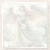 Dessous-de-verre En Verre Clover Serenity Angel (Dos)