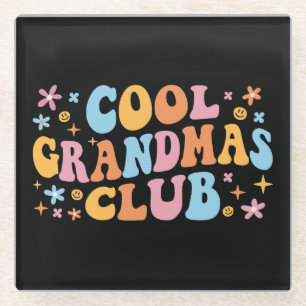 Dessous-de-verre En Verre Club de grand-père cool III