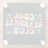 Dessous-de-verre En Verre Club de grand-père cool III (Dos)