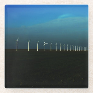 Dessous-de-verre En Verre Coastère de Windfarm