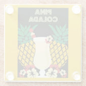 Dessous-de-verre En Verre Cocktail Piña Colada (Dos)