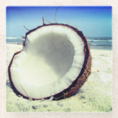 Dessous-de-verre En Verre Cocotier (Devant)