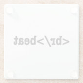 Dessous-de-verre En Verre code HTML breakbeat (Dos)