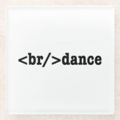 Dessous-de-verre En Verre code HTML de rupture (Devant)