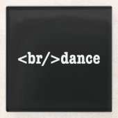 Dessous-de-verre En Verre code HTML de rupture (Devant)