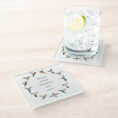 Dessous-de-verre En Verre Colibri (Incliné)